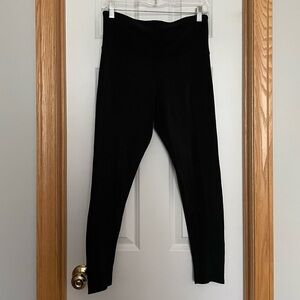 Onzie Black Ribbed High Rise Leggings Size M/L